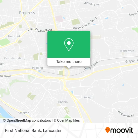 First National Bank map