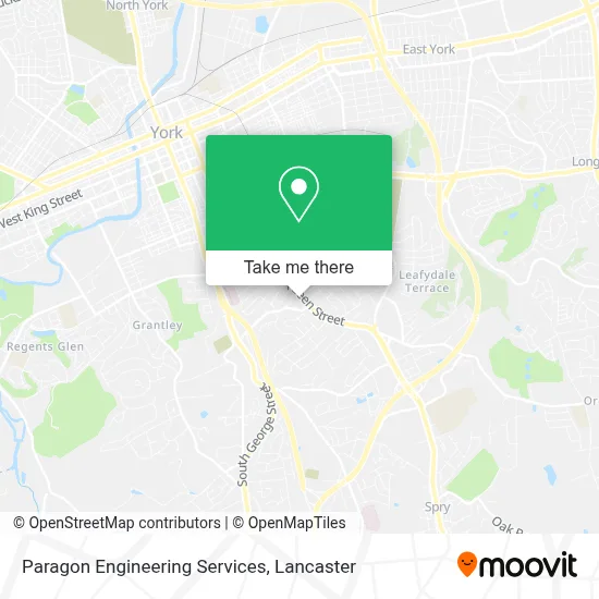 Paragon Engineering Services map
