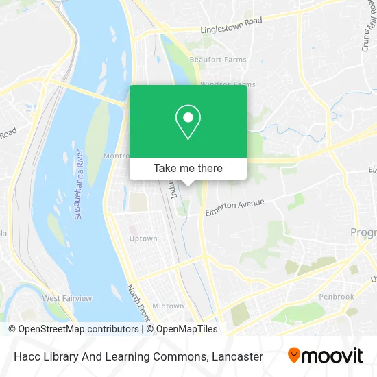 Hacc Library And Learning Commons map
