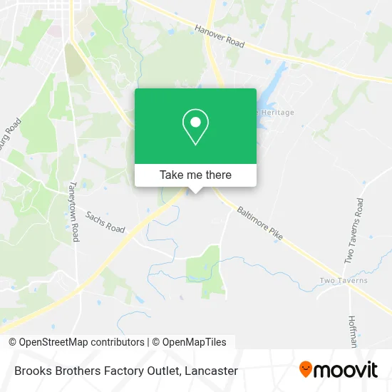 Brooks Brothers Factory Outlet map
