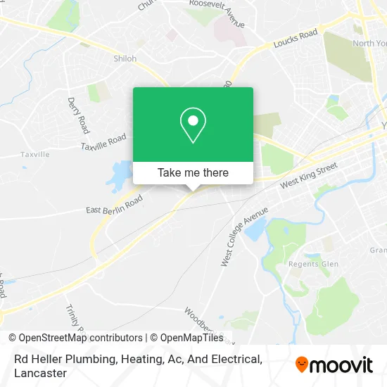 Rd Heller Plumbing, Heating, Ac, And Electrical map