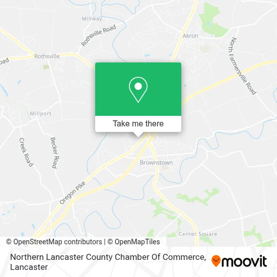 Northern Lancaster County Chamber Of Commerce map