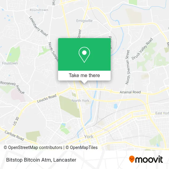 Bitstop Bitcoin Atm map