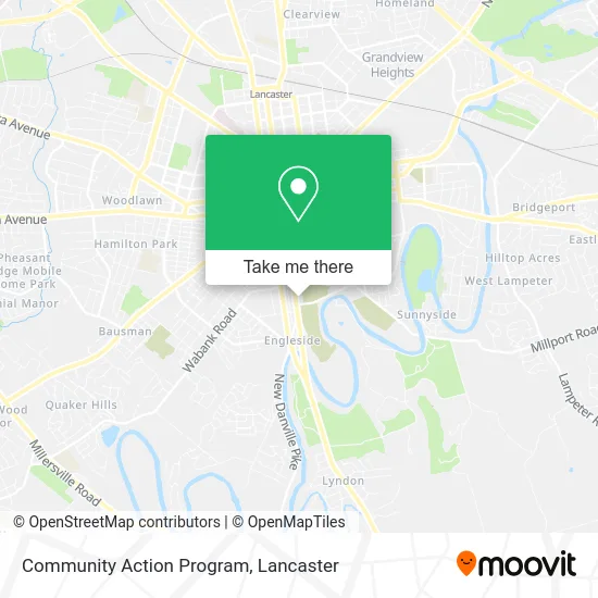Community Action Program map