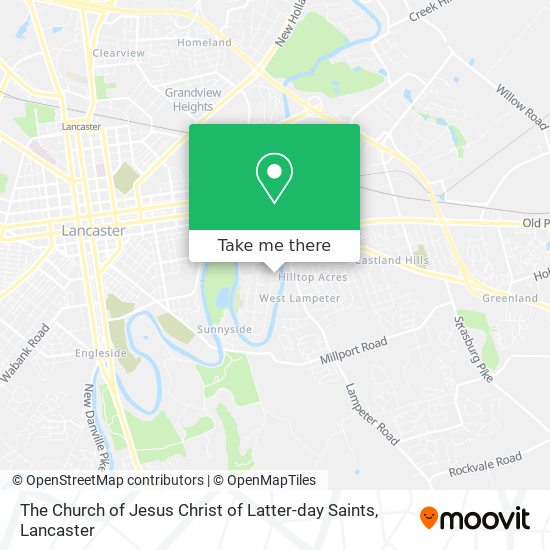 The Church of Jesus Christ of Latter-day Saints map