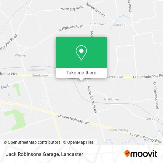 Jack Robinsons Garage map