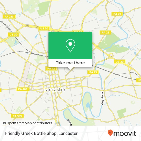 Friendly Greek Bottle Shop map