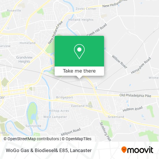 WoGo Gas &  Biodiesel&  E85 map