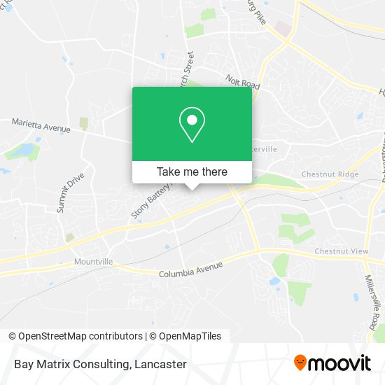 Mapa de Bay Matrix Consulting