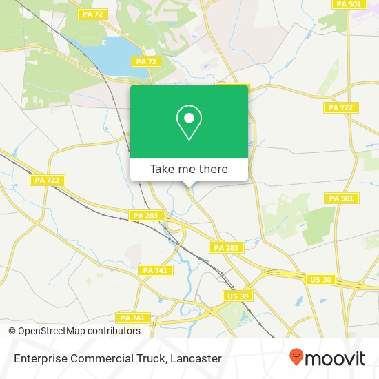 Mapa de Enterprise Commercial Truck