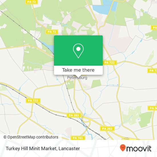 Mapa de Turkey Hill Minit Market