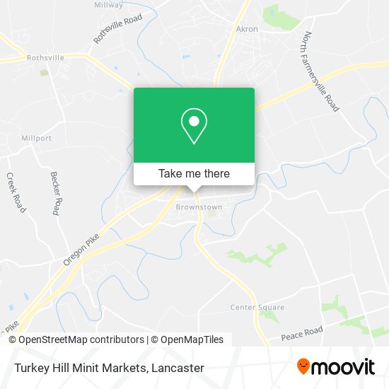 Turkey Hill Minit Markets map