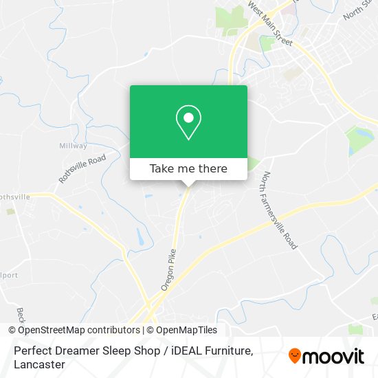 Perfect Dreamer Sleep Shop / iDEAL Furniture map