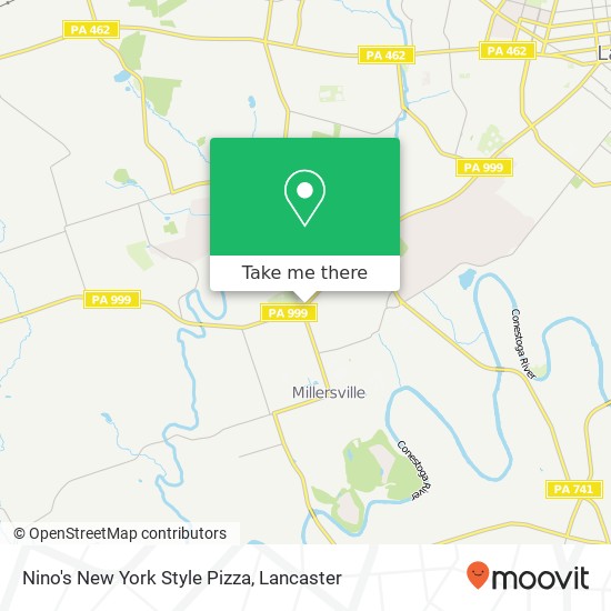 Nino's New York Style Pizza, 11 Manor Ave Millersville, PA 17551 map
