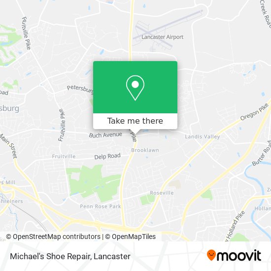 Michael's Shoe Repair map
