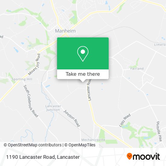 1190 Lancaster Road map