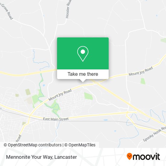 Mennonite Your Way map