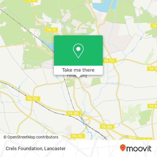 Crels Foundation map