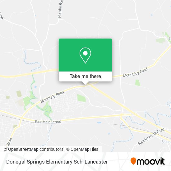 Donegal Springs Elementary Sch map