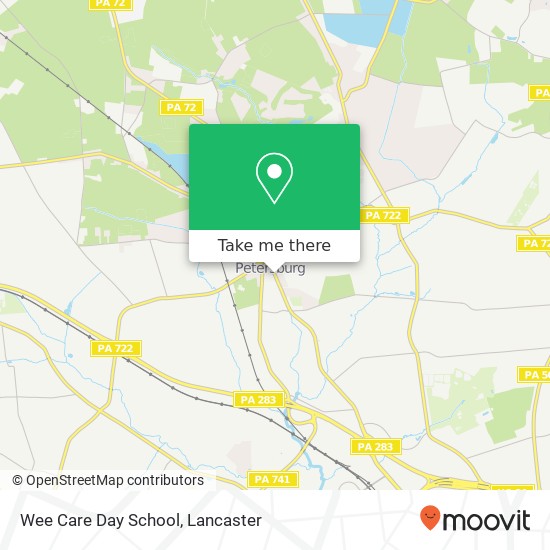 Wee Care Day School map