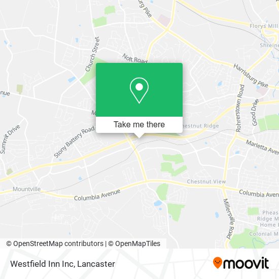 Mapa de Westfield Inn Inc