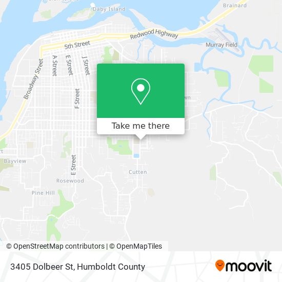 3405 Dolbeer St map