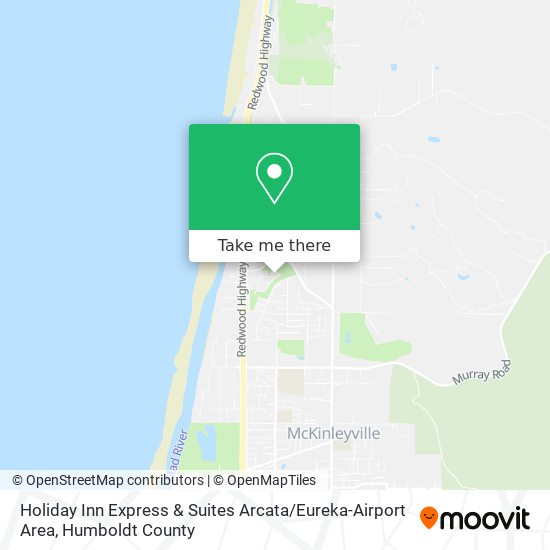 Holiday Inn Express & Suites Arcata / Eureka-Airport Area map