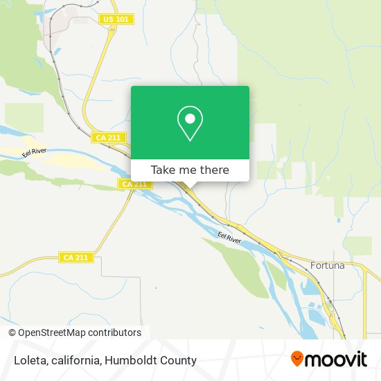 Loleta, california map