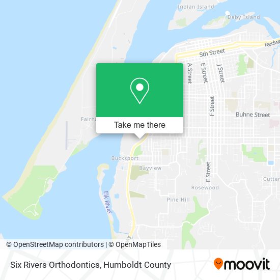 Mapa de Six Rivers Orthodontics