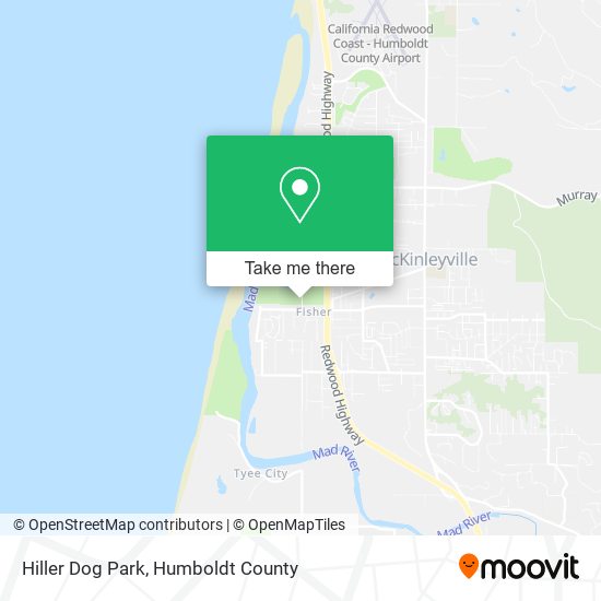 Mapa de Hiller Dog Park