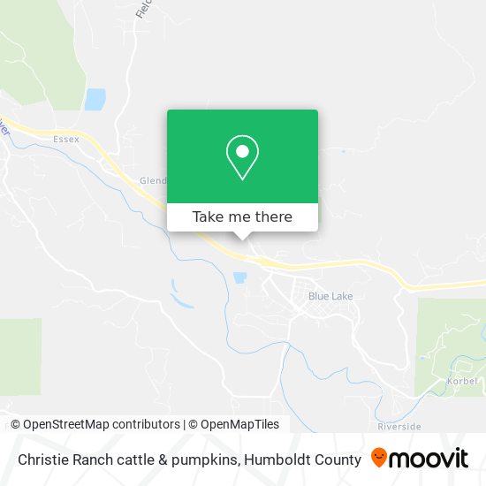 Mapa de Christie Ranch cattle & pumpkins