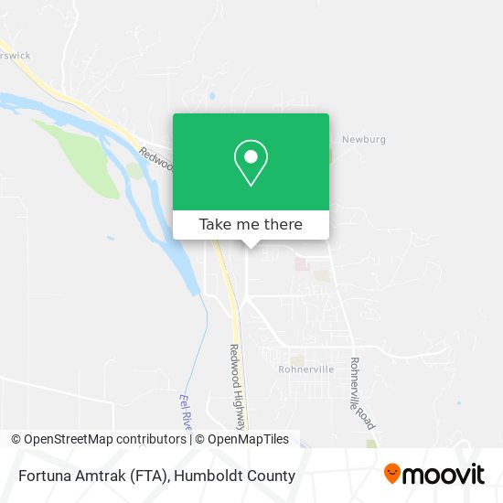 Mapa de Fortuna Amtrak (FTA)