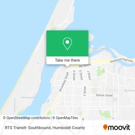 RTS Transit- Southbound map