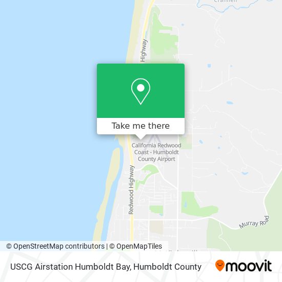 USCG Airstation Humboldt Bay map