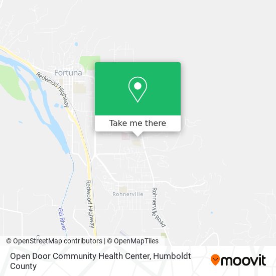 Mapa de Open Door Community Health Center
