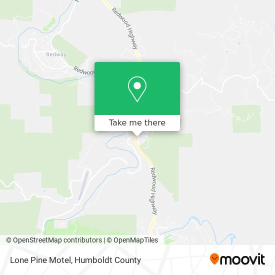 Mapa de Lone Pine Motel