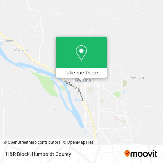 H&R Block map