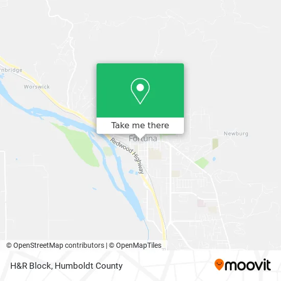 H&R Block map
