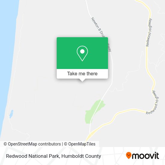 Redwood National Park map