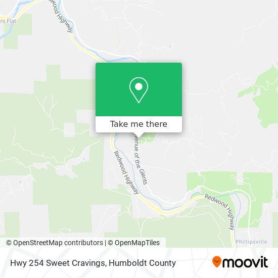 Mapa de Hwy 254 Sweet Cravings