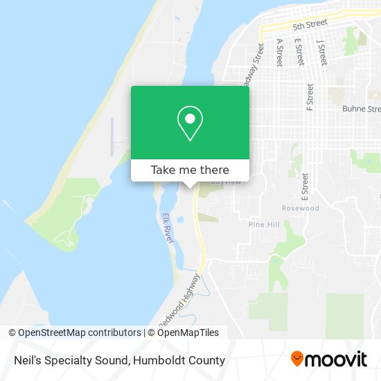 Neil's Specialty Sound map