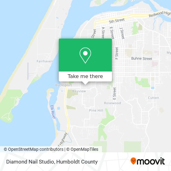 Diamond Nail Studio map