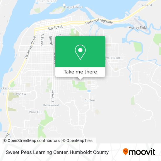 Sweet Peas Learning Center map