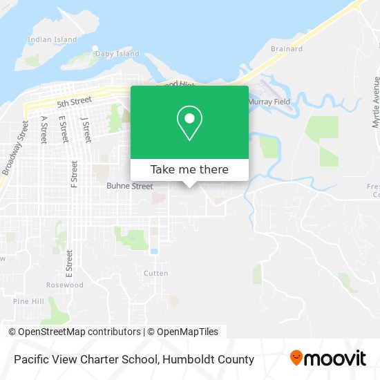 Pacific View Charter School map