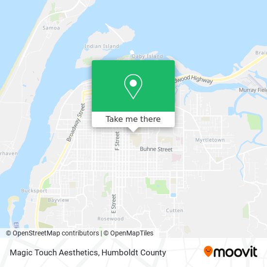 Mapa de Magic Touch Aesthetics