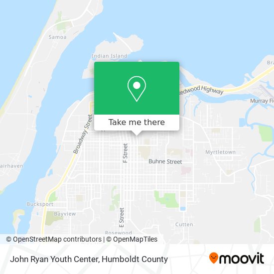 John Ryan Youth Center map