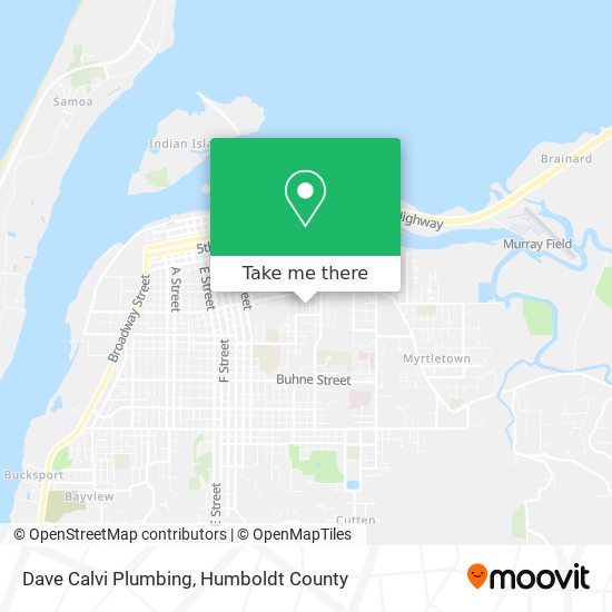 Dave Calvi Plumbing map