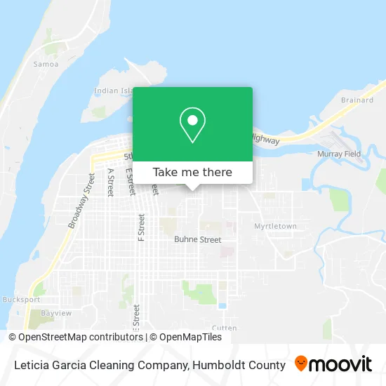 Mapa de Leticia Garcia Cleaning Company