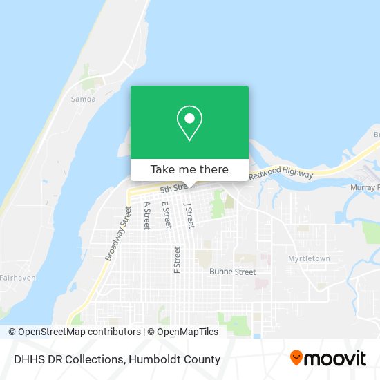 DHHS DR Collections map
