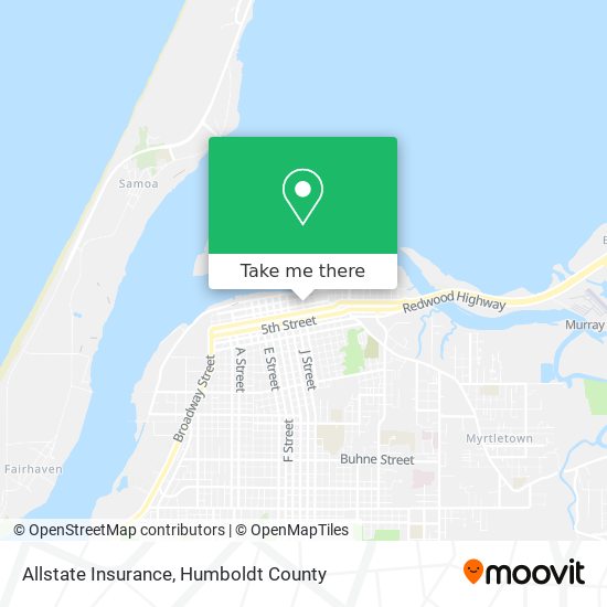 Allstate Insurance map